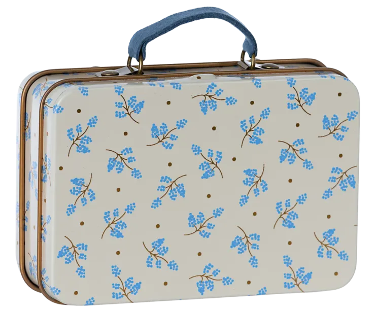 Koffertje klein madeleine, blauw / Small suitcase, Madelaine - blauw