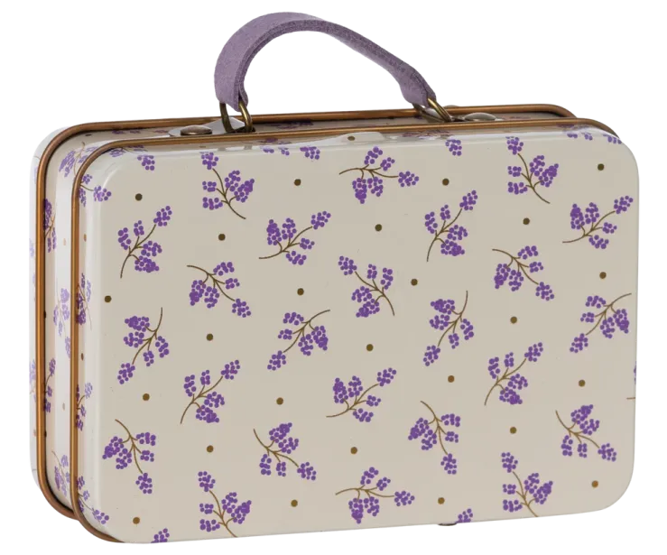 Koffertje klein madeleine, lavendel / Small suitcase, Madelaine - lavender