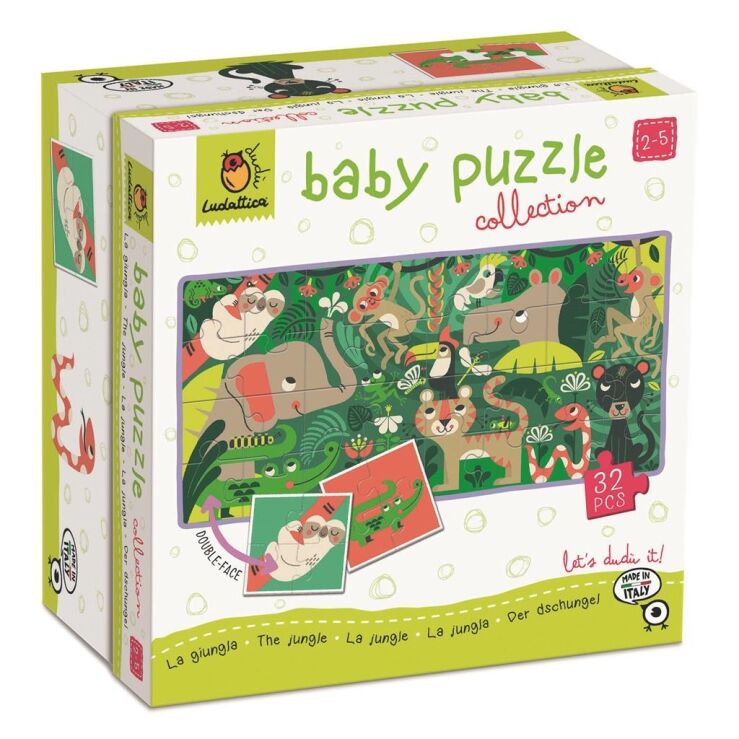 Ludattica babypuzzel Jungle | 8057158620507