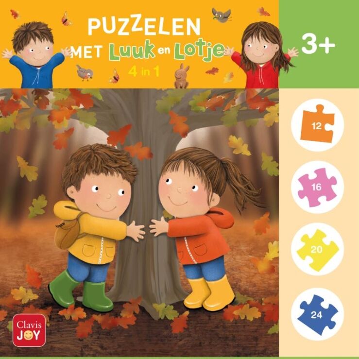 Puzzelen met Luuk en Lotje. 4-in-1-puzzel seizoenen | 5407009981968